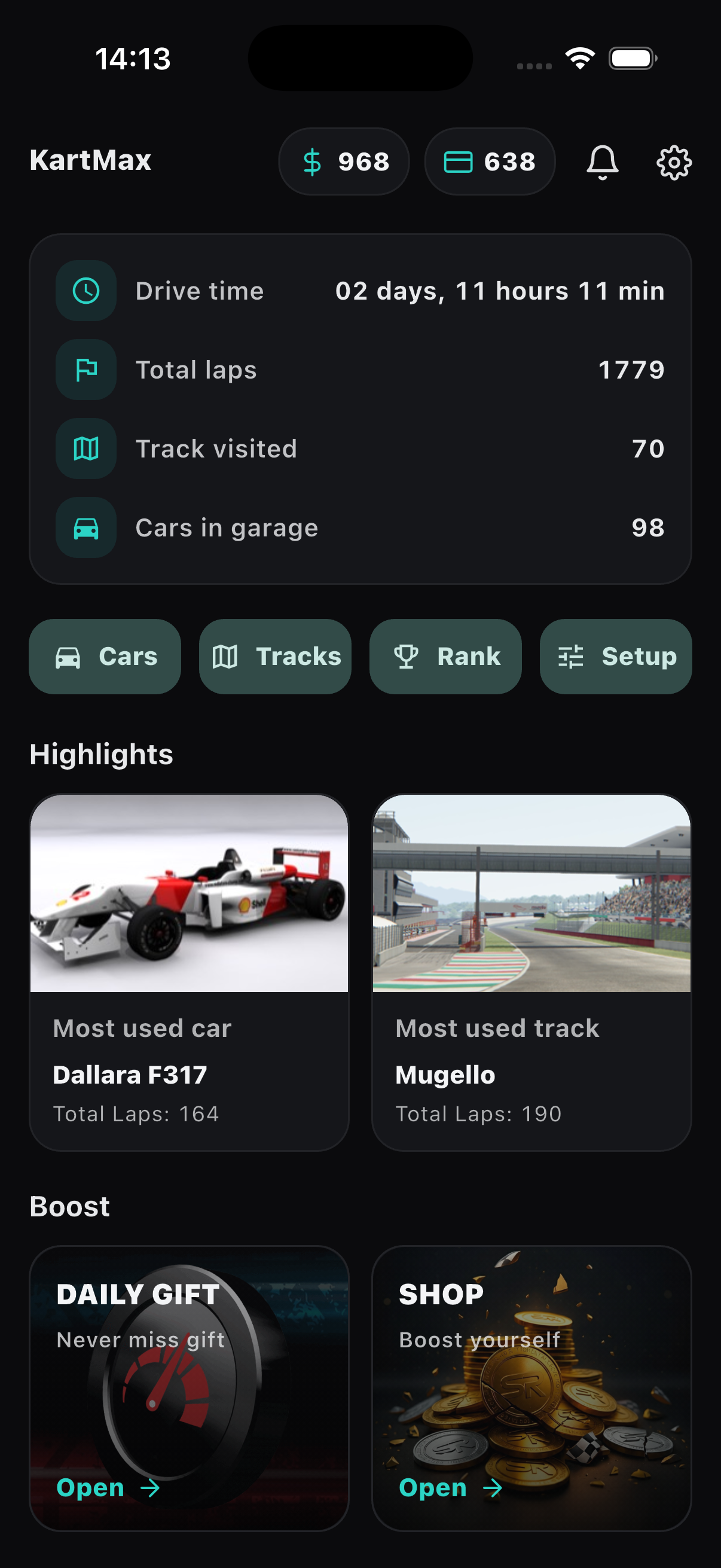 Mobile dashboard